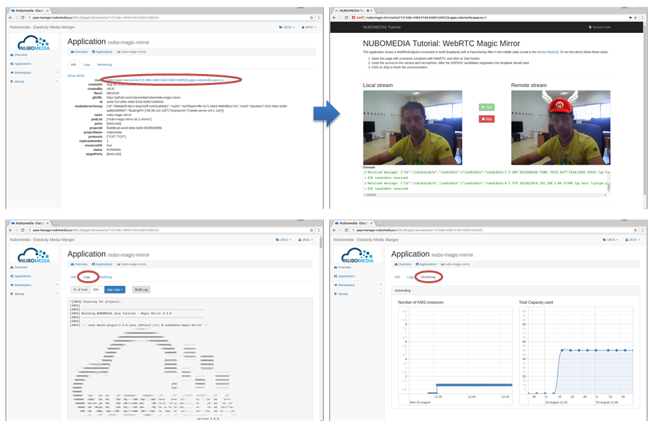 PaaS Manager Settings for Magic Mirror Tutorial