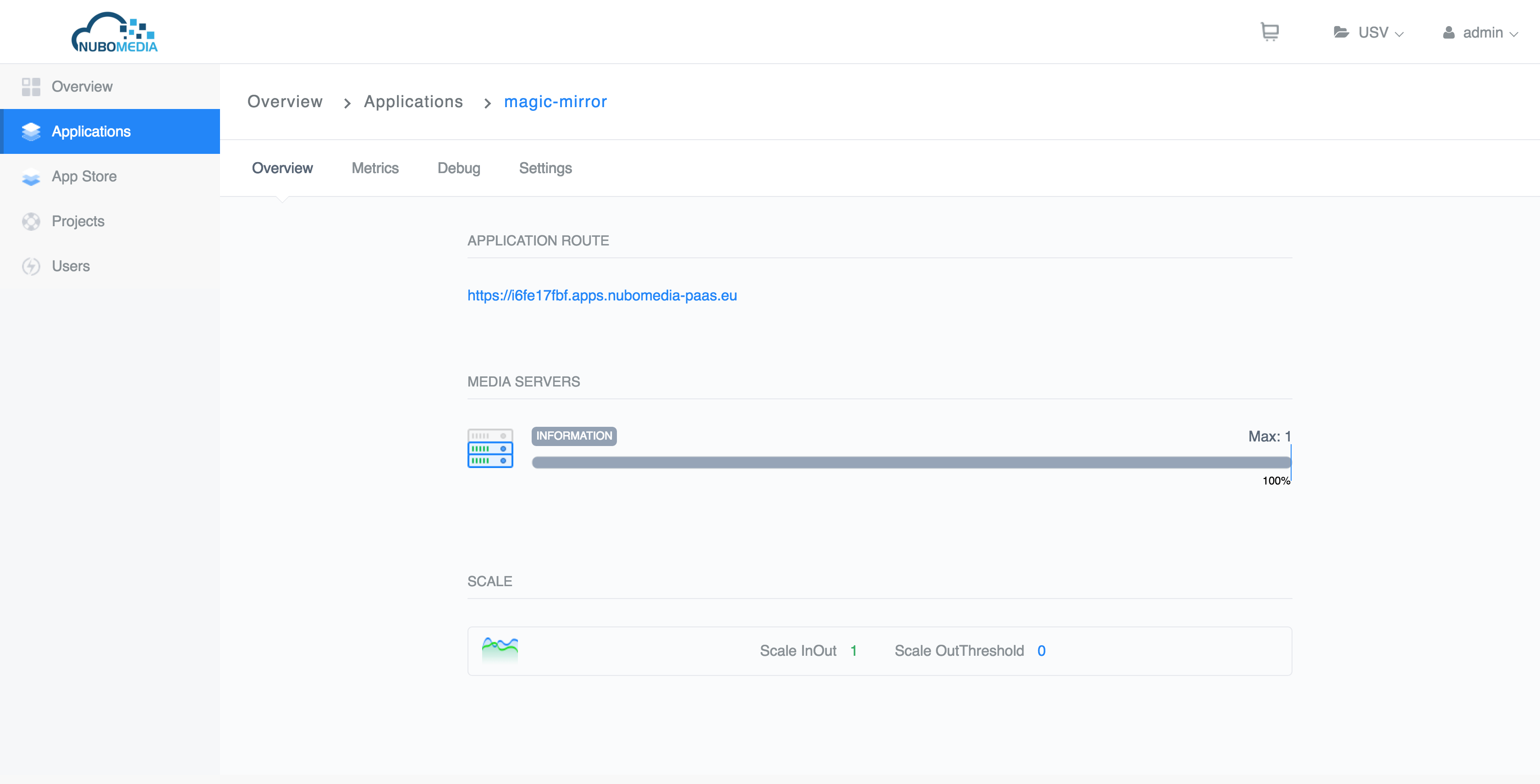PaaS Manager Gui - Application Overview